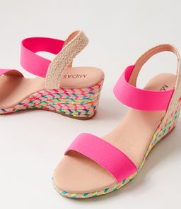 JEPPER MI NEON PINK RAINBOW ROPE ELASTIC