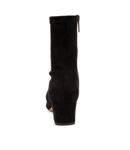 HEIDI MI BLACK STRETCH MICROSUEDE