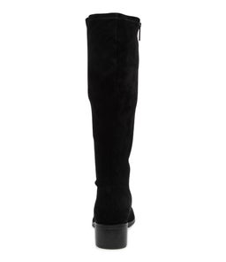 TENLEY MI BLACK STRETCH MICROSUEDE
