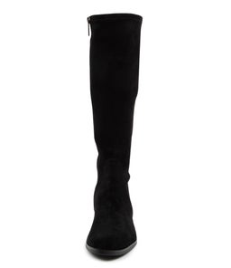 TENLEY MI BLACK STRETCH MICROSUEDE