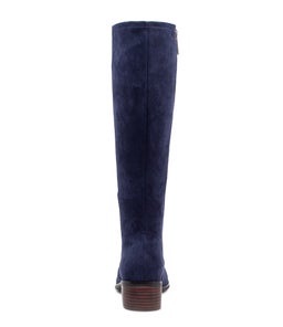 TENLEY MI NAVY STRETCH MICROSUEDE