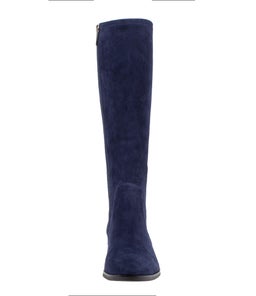 TENLEY MI NAVY STRETCH MICROSUEDE