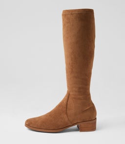 TENLEY MI LT CHOC STRETCH MICROSUEDE