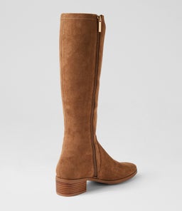 TENLEY MI LT CHOC STRETCH MICROSUEDE