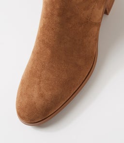 TENLEY MI LT CHOC STRETCH MICROSUEDE
