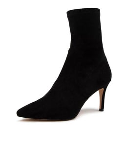 BEAUTY MI BLACK STRETCH MICROSUEDE