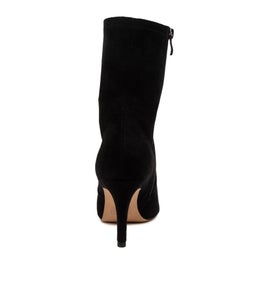 BEAUTY MI BLACK STRETCH MICROSUEDE