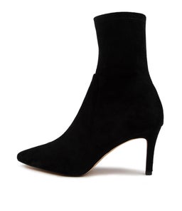 BEAUTY MI BLACK STRETCH MICROSUEDE