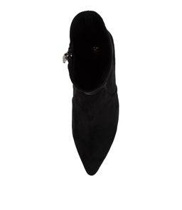 BEAUTY MI BLACK STRETCH MICROSUEDE
