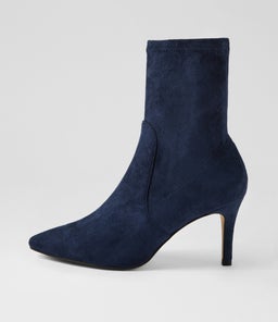 BEAUTY MI NAVY STRETCH MICROSUEDE
