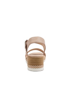 IMARA MI NUDE WEAVE LEATHER