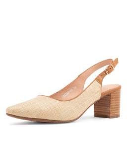 LEXIAR MI NATURAL DK TAN WOVEN LEATHER