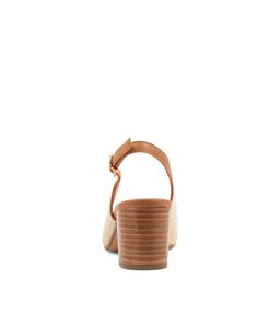LEXIAR MI NATURAL DK TAN WOVEN LEATHER