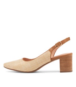 LEXIAR MI NATURAL DK TAN WOVEN LEATHER