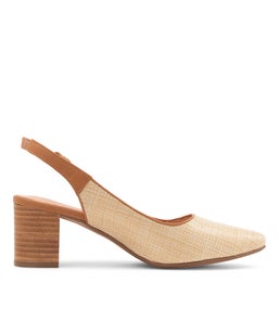 LEXIAR MI NATURAL DK TAN WOVEN LEATHER