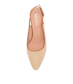 LEXIAR MI NATURAL DK TAN WOVEN LEATHER