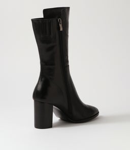 AINSLEE MI BLACK BLACK HEEL LEATHER