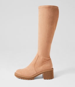 ZARAH MI CAPPUCCINO STRETCH MICROSUEDE