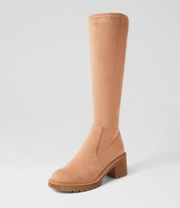 ZARAH MI CAPPUCCINO STRETCH MICROSUEDE