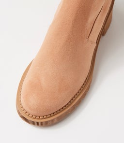 ZARAH MI CAPPUCCINO STRETCH MICROSUEDE
