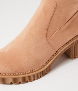 ZARAH MI CAPPUCCINO STRETCH MICROSUEDE