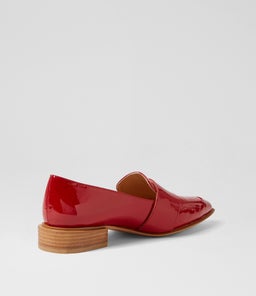 EASEY MI DK RED GOLD PATENT LEATHER