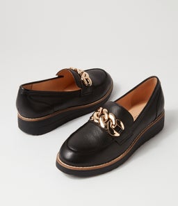 OSIE MI BLACK BLACK SOLE LEATHER