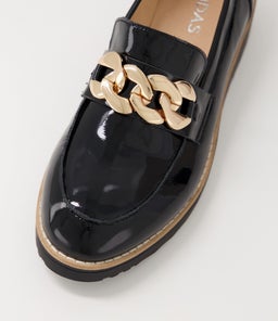 OSIE MI BLACK BLACK SOLE PATENT LEATHER
