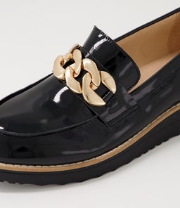 OSIE MI BLACK BLACK SOLE PATENT LEATHER