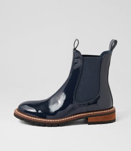 ROKKIE MI NAVY PATENT LEATHER