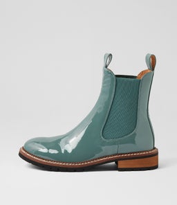 ROKKIE MI GRANITE GREEN PATENT LEATHER