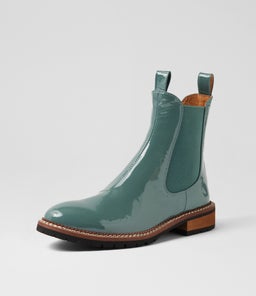 ROKKIE MI GRANITE GREEN PATENT LEATHER