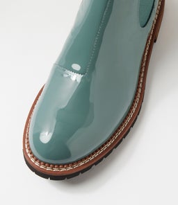 ROKKIE MI GRANITE GREEN PATENT LEATHER