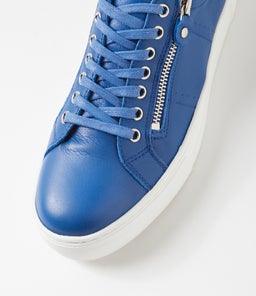 FEEMA MI COBALT WHITE SOLE LEATHER
