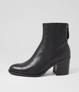 CALSI MI BLACK BLACK HEEL LEATHER