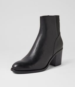 CALSI MI BLACK BLACK HEEL LEATHER