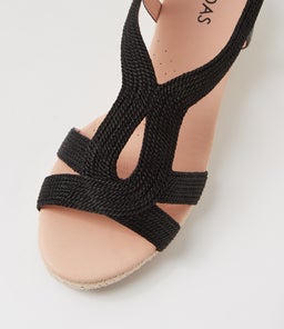 HALEB MI BLACK ROPE LEATHER