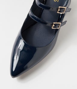 MERINA MI NAVY PATENT LEATHER