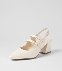 MERINA MI IVORY PATENT LEATHER