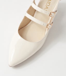 MERINA MI IVORY PATENT LEATHER