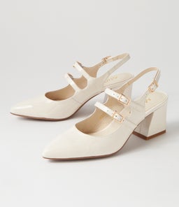 MERINA MI IVORY PATENT LEATHER