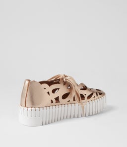 BELLAS MI CHAMPAGNE WHITE SOLE LEATHER