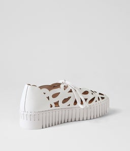 BELLAS MI WHITE WHITE SOLE LEATHER