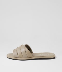 MENNAE MI KHAKI BLACK SOLE LEATHER