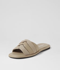 MENNAE MI KHAKI BLACK SOLE LEATHER