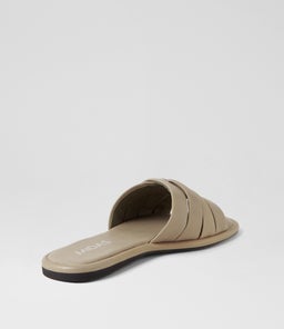 MENNAE MI KHAKI BLACK SOLE LEATHER