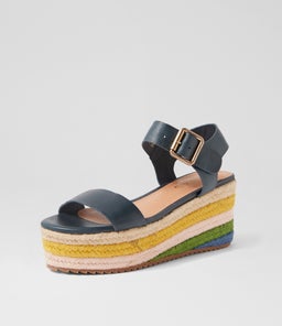 NOWLES MI NAVY RAINBOW LEATHER ROPE