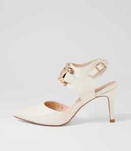 BARLEEN MI IVORY PATENT LEATHER