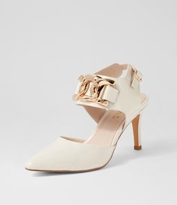 BARLEEN MI IVORY PATENT LEATHER