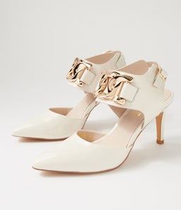 BARLEEN MI IVORY PATENT LEATHER
